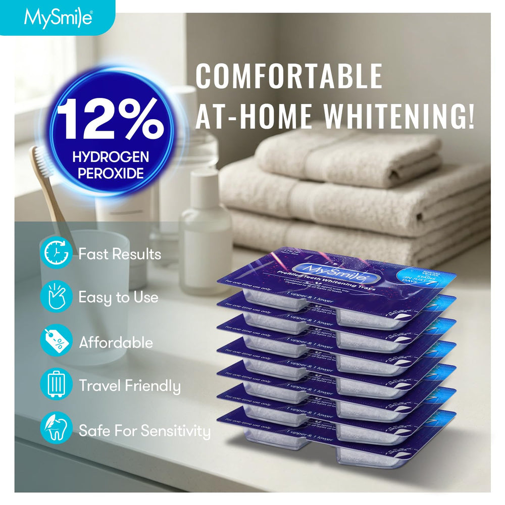 MySmile gel prellenado textura clara que promete blanqueo eficaz