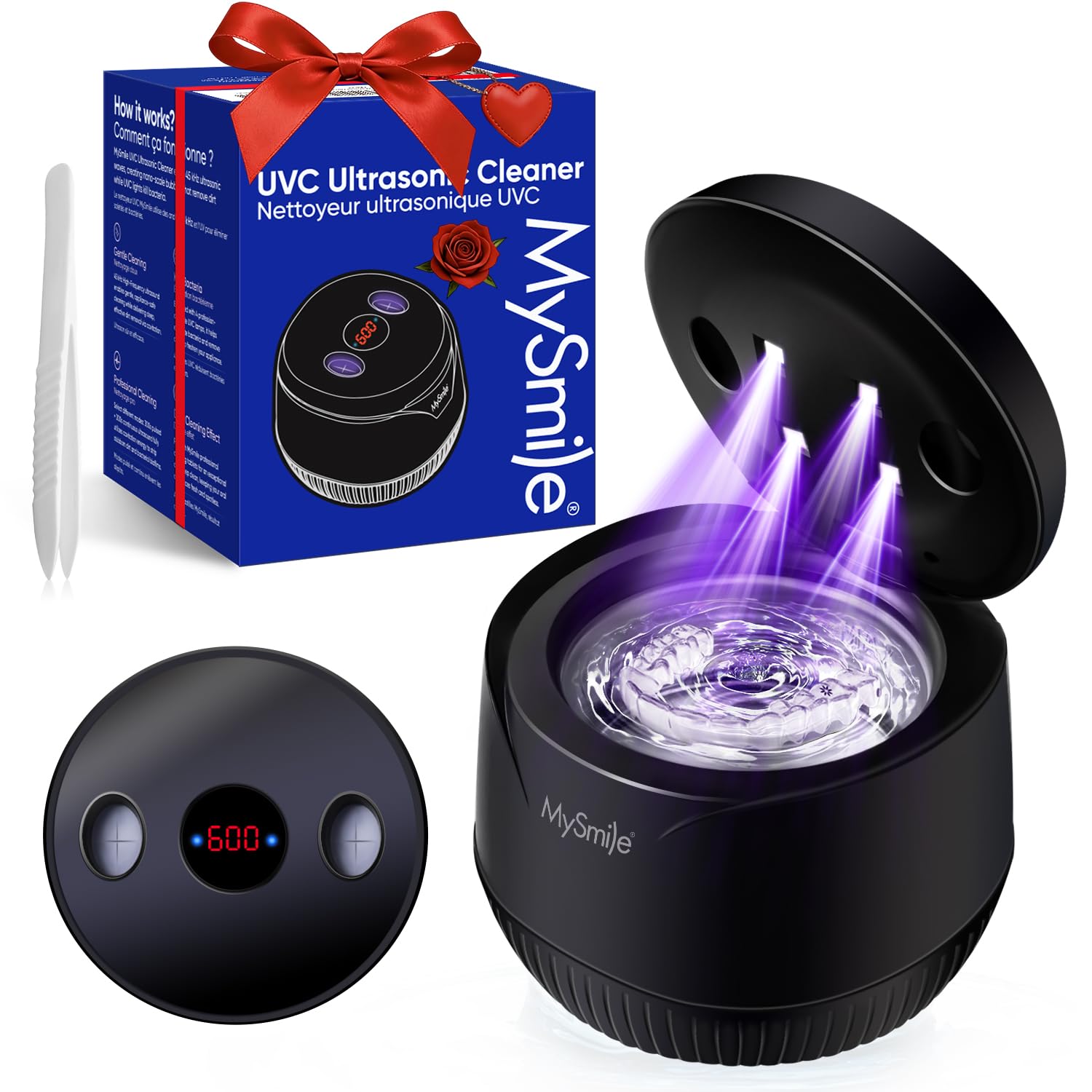 MySmile MS100 vista frontal, diseño compacto y moderno beneficio comodidad