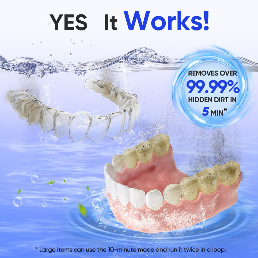 MySmile MS100 tanque de acero inoxidable 200 ml para limpieza completa