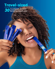 MySmile comparación de tamaño en mano para llevar fácilmente