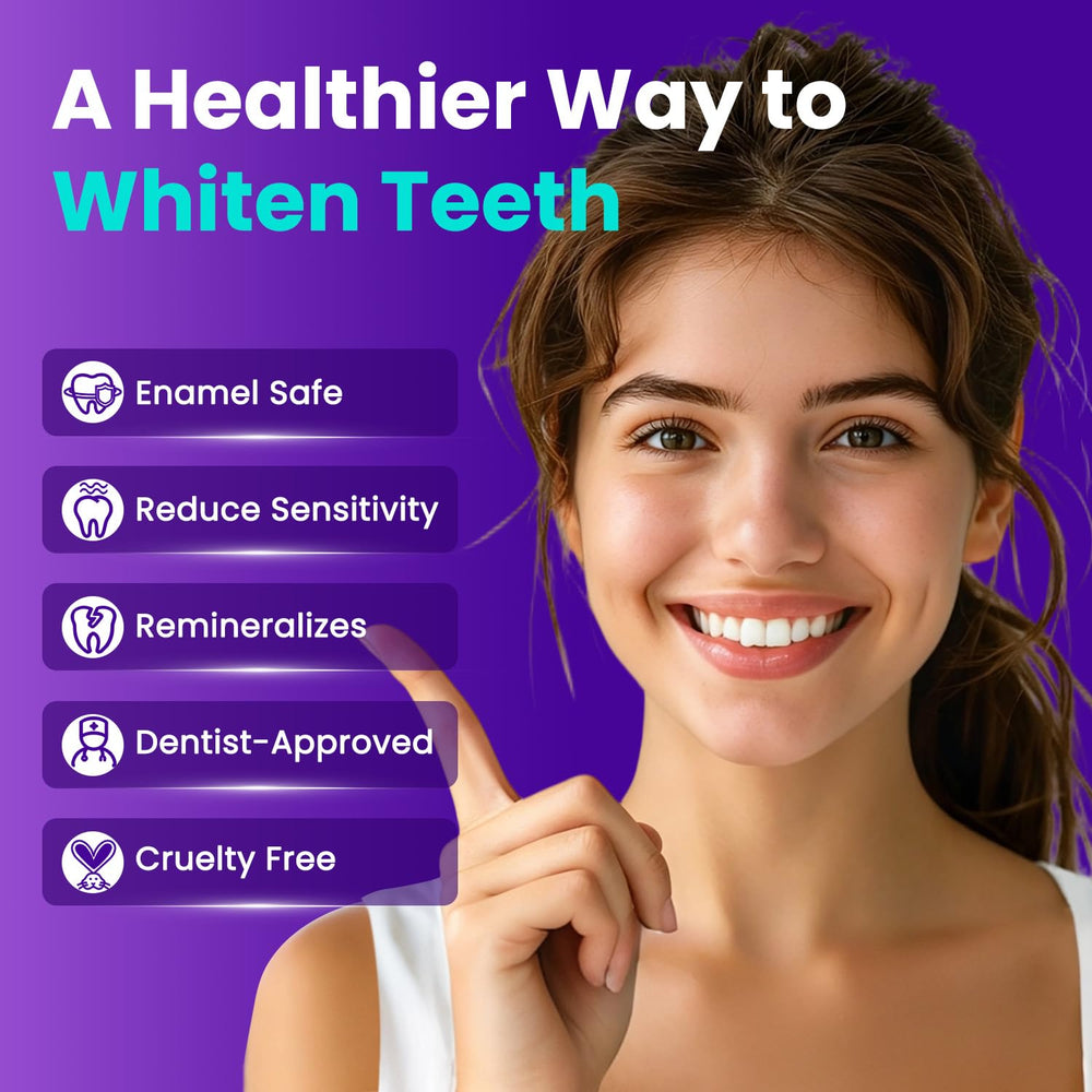 MySmile tiras en mano para comparar tamaño y uso portátil