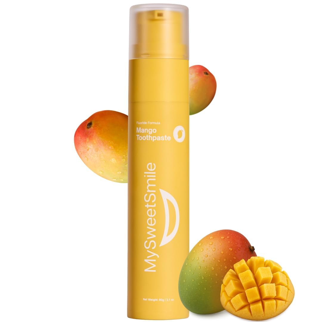 MySweetSmile frente del tubo demostrando diseño y sabor mango