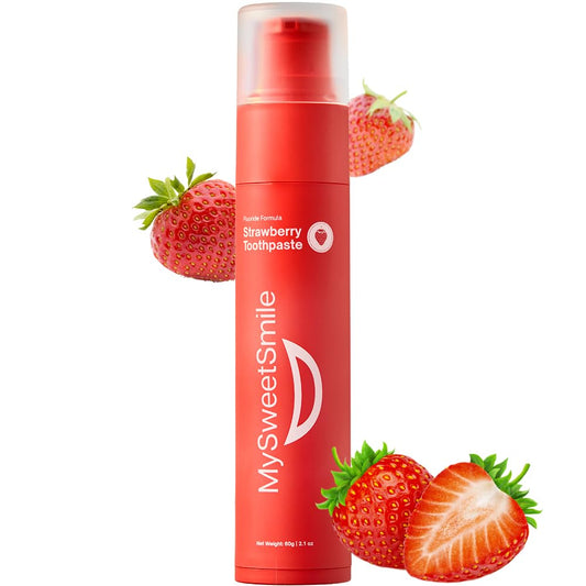 MySweetSmile envase frontal mostrando diseño y 60 g, atractivo y práctico