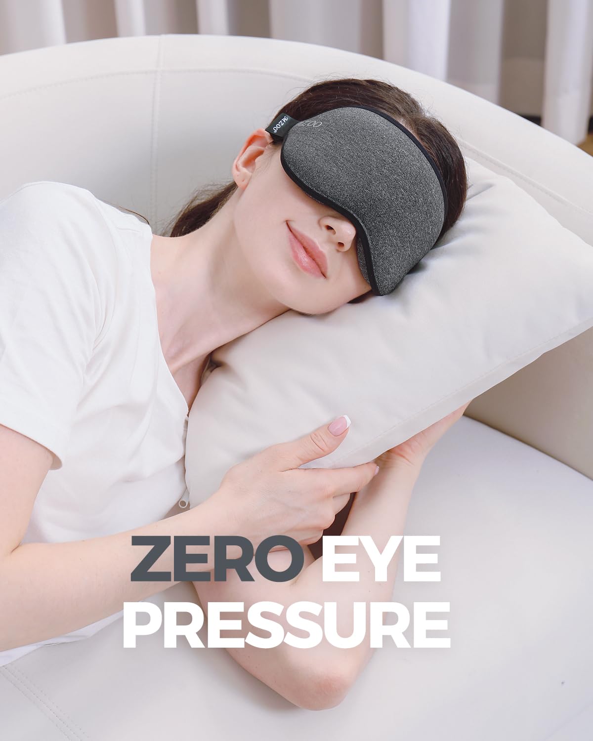 MZOO copa ocular 3D profunda que protege pestañas largas