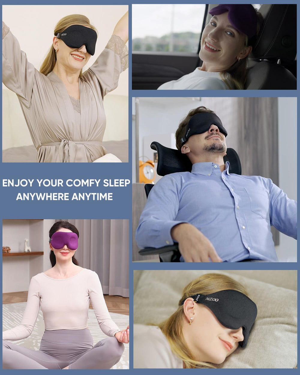 MZOO estilo de vida en dormitorio muestra comodidad nocturna