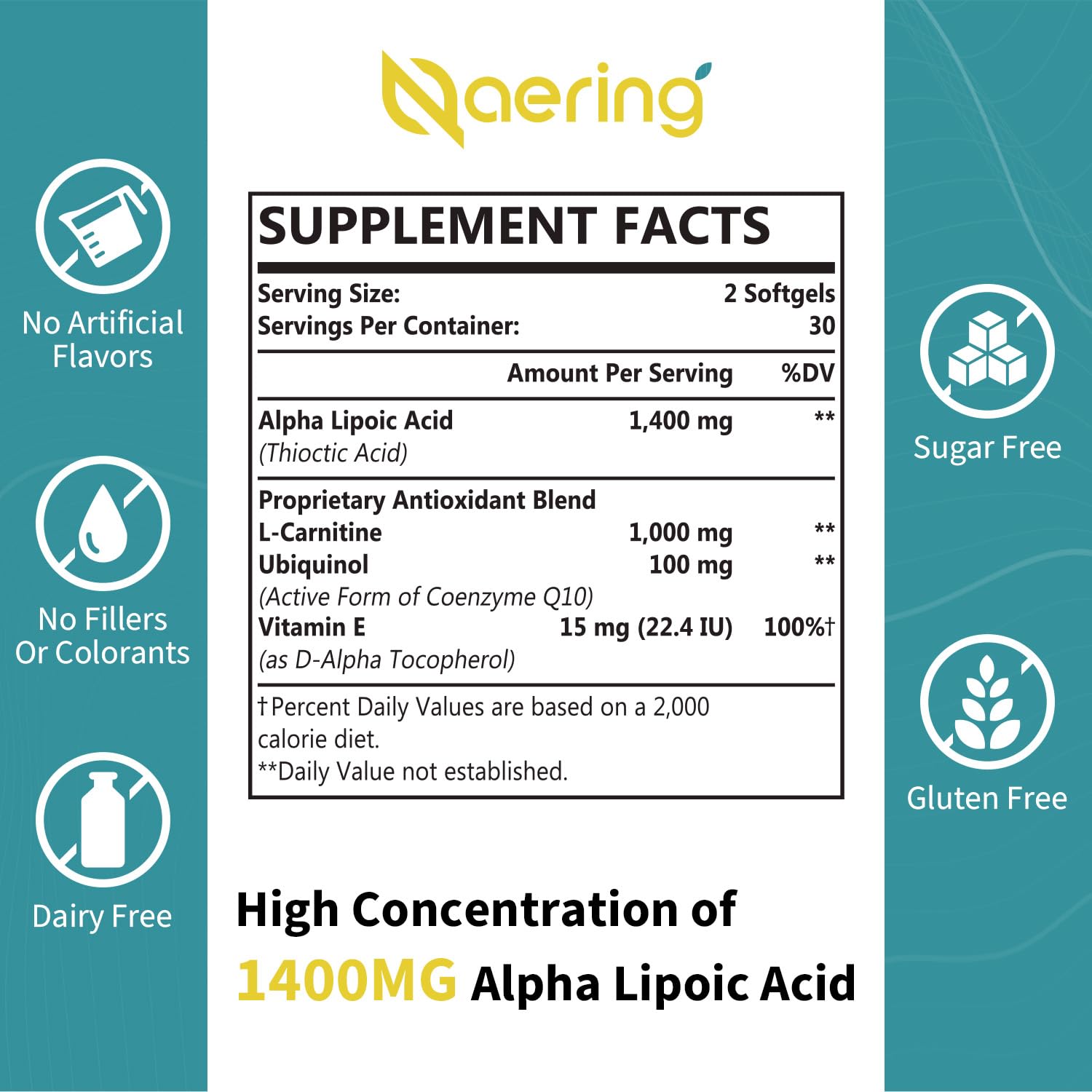 Naering cápsula blanda primer plano que destaca su recubrimiento liposomal y fácil ingesta