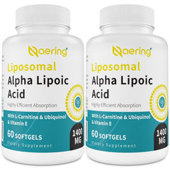 Naering frontal del empaque mostrando la marca y dosis alta 1400mg para confianza
