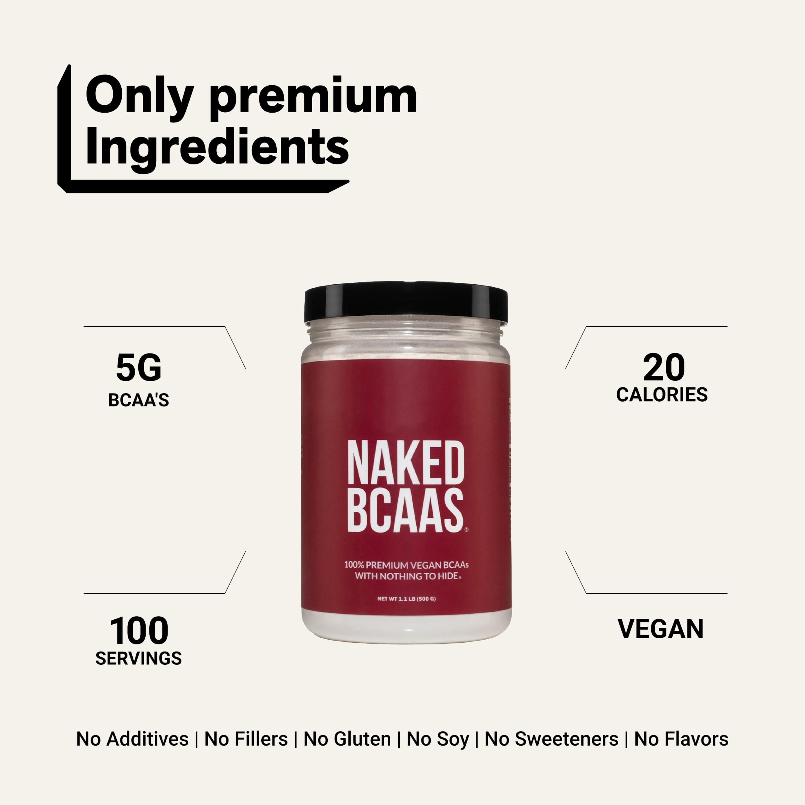 NAKED BCAAs en vaso mezclándose con agua, fácil integración en bebidas