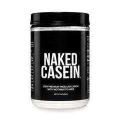 NAKED Casein frente del envase mostrando pureza y tamaño