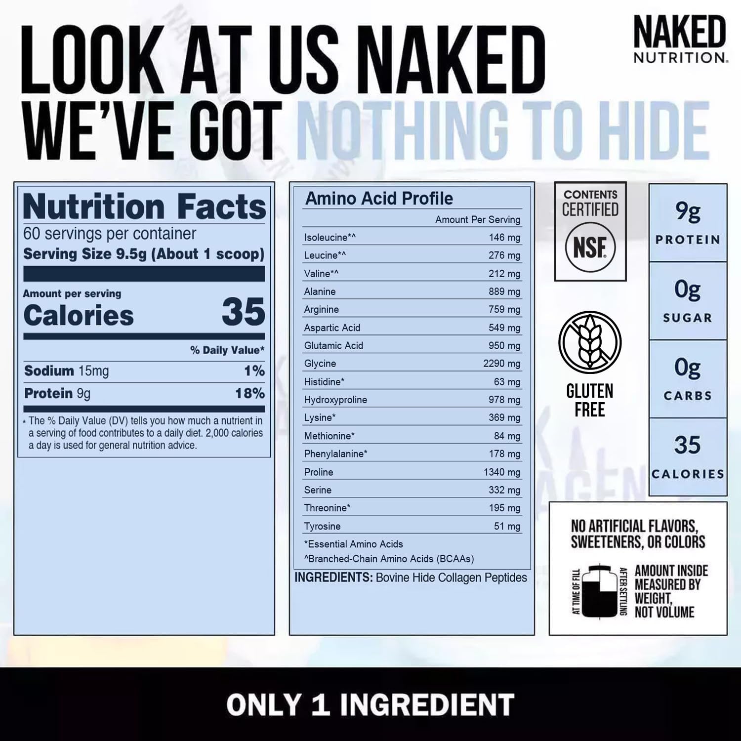 NAKED colágeno mezclado en café, agrega proteína sin cambiar sabor