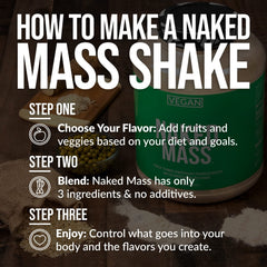 NAKED envase 12 lb junto a objetos para comparar tamaño y valor por porción