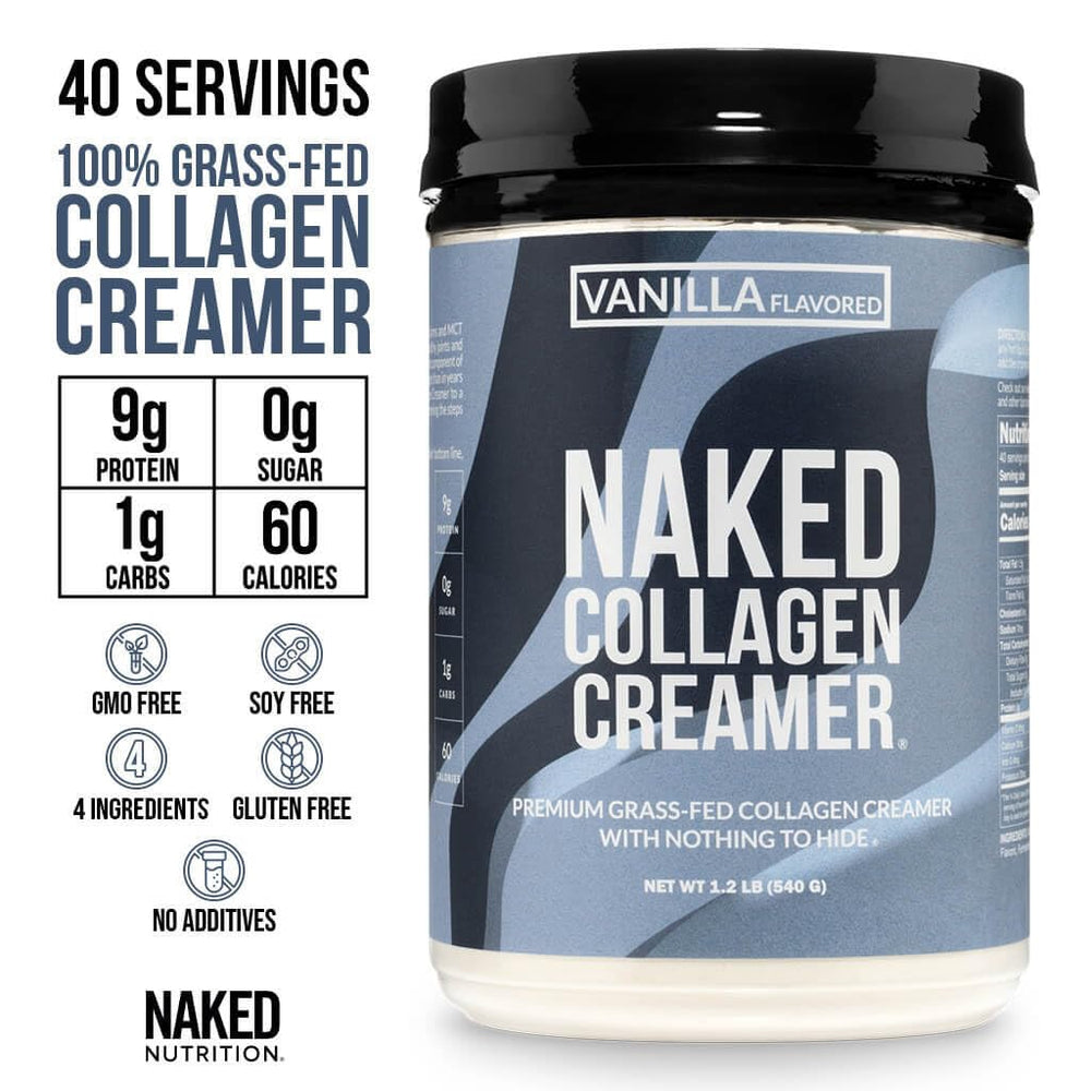 NAKED textura del polvo de creamer cerca para mezcla rápida