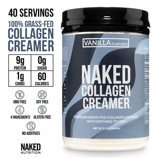 NAKED textura del polvo de creamer cerca para mezcla rápida