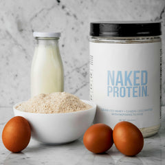 NAKED etiqueta con lista de ingredientes y origen transparente