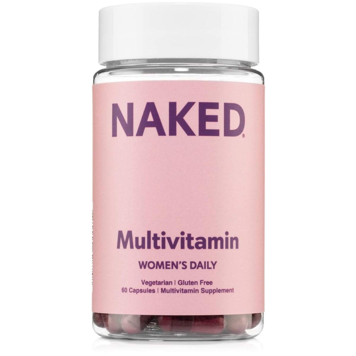 NAKED frontal del envase Women’s Multi mostrando diseño y conteo, claridad de información
