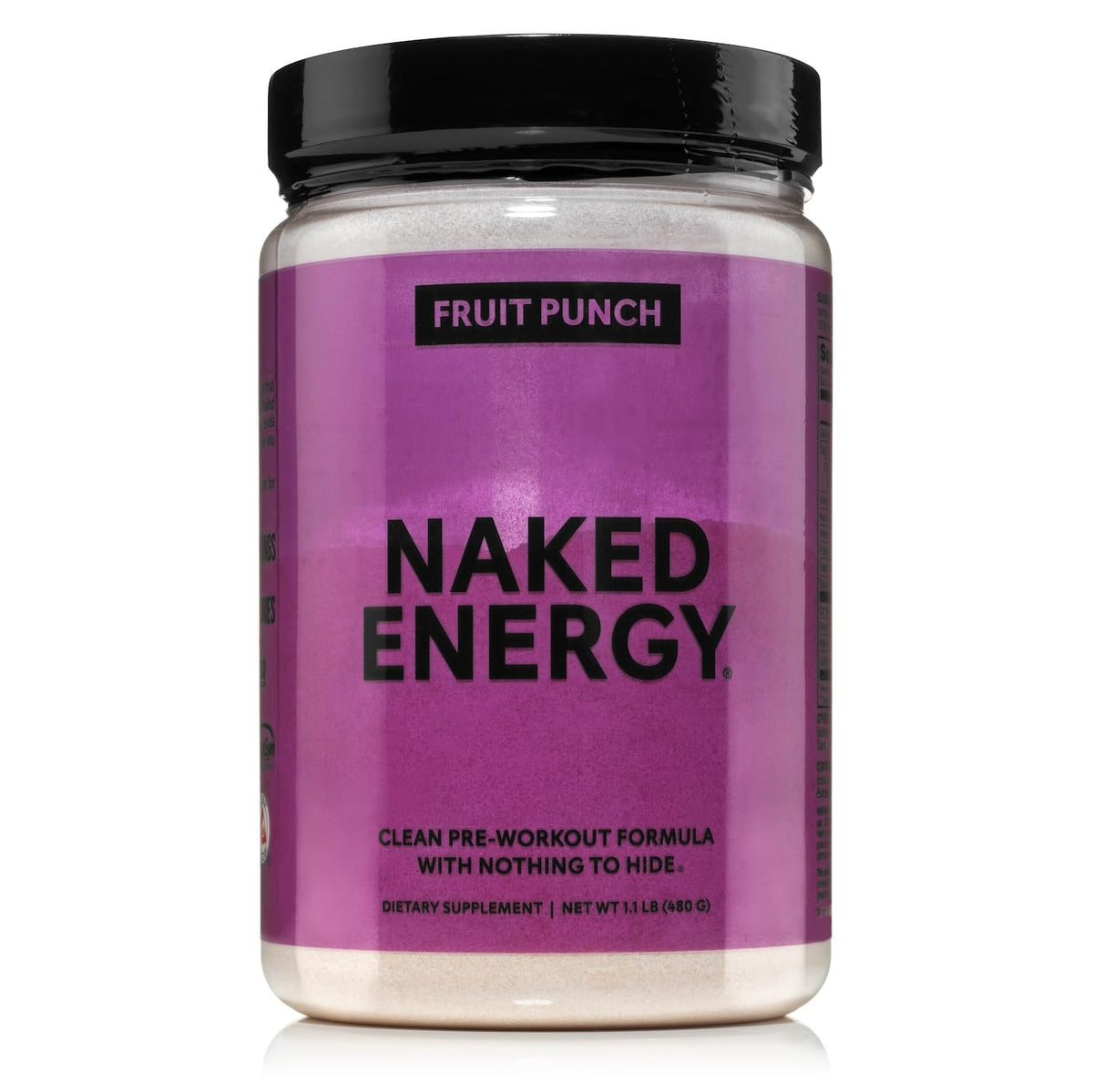 NAKED envase frontal mostrando diseño claro y certificado NSF