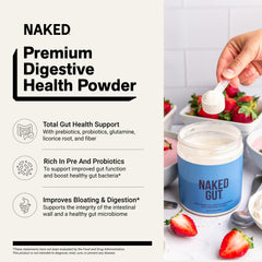 NAKED Gut primer plano del polvo con textura fina y mezclable