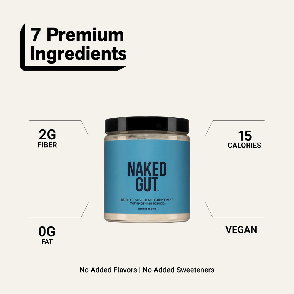 NAKED Gut bebida preparada en vaso listA para tomar y mejorar digestión