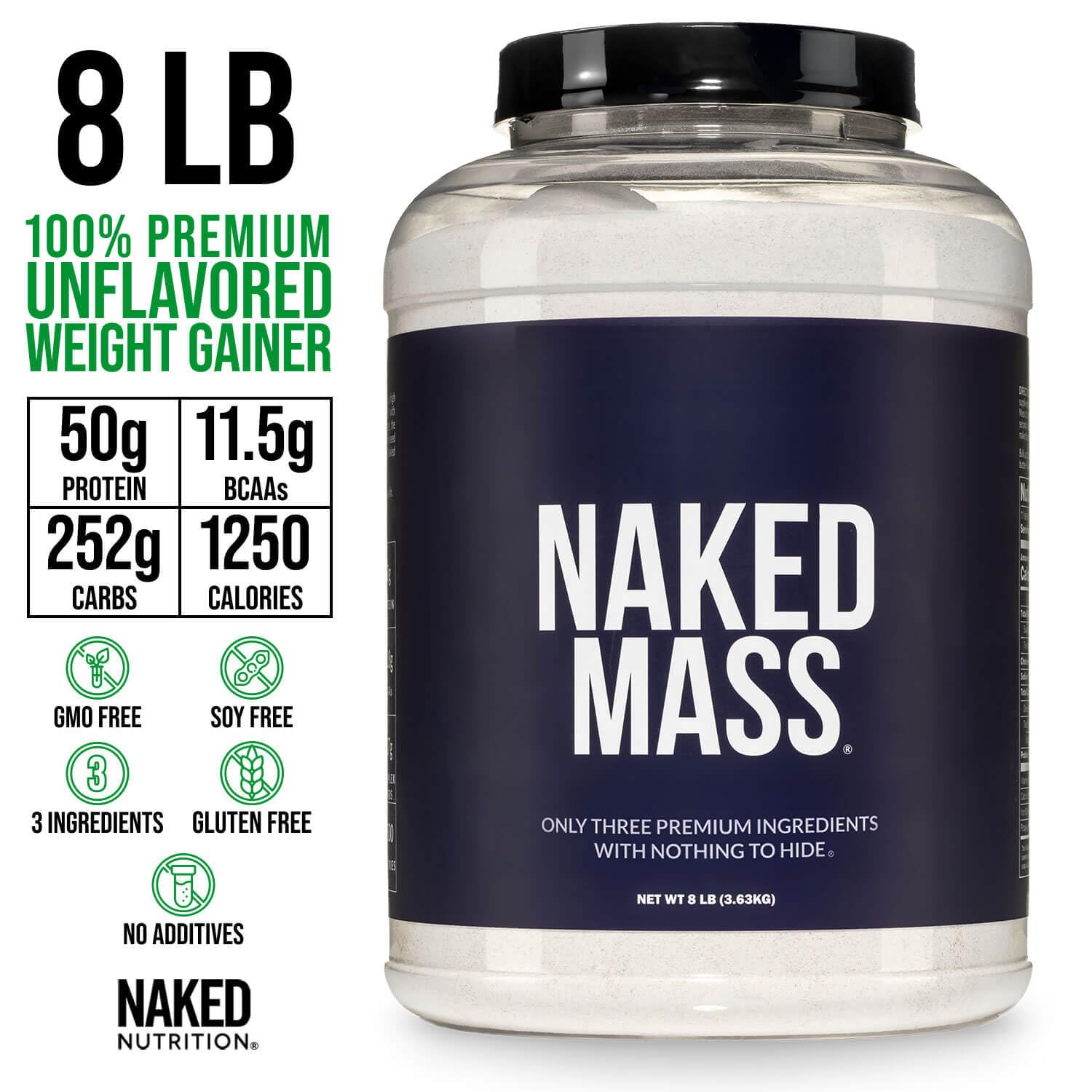 NAKED Mass polvo en batido listo para beber y aportar calorías