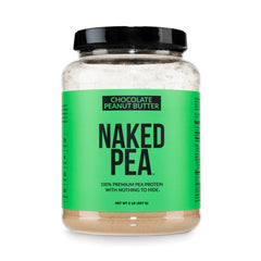 NAKED Pea frente del envase mostrando etiqueta limpia y beneficios