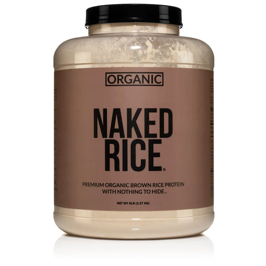 NAKED Rice envase frontal mostrando ingrediente único y beneficios claros
