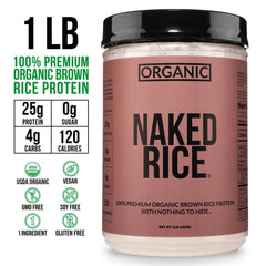 NAKED textura del polvo de arroz integral germinado, mezcla fácil