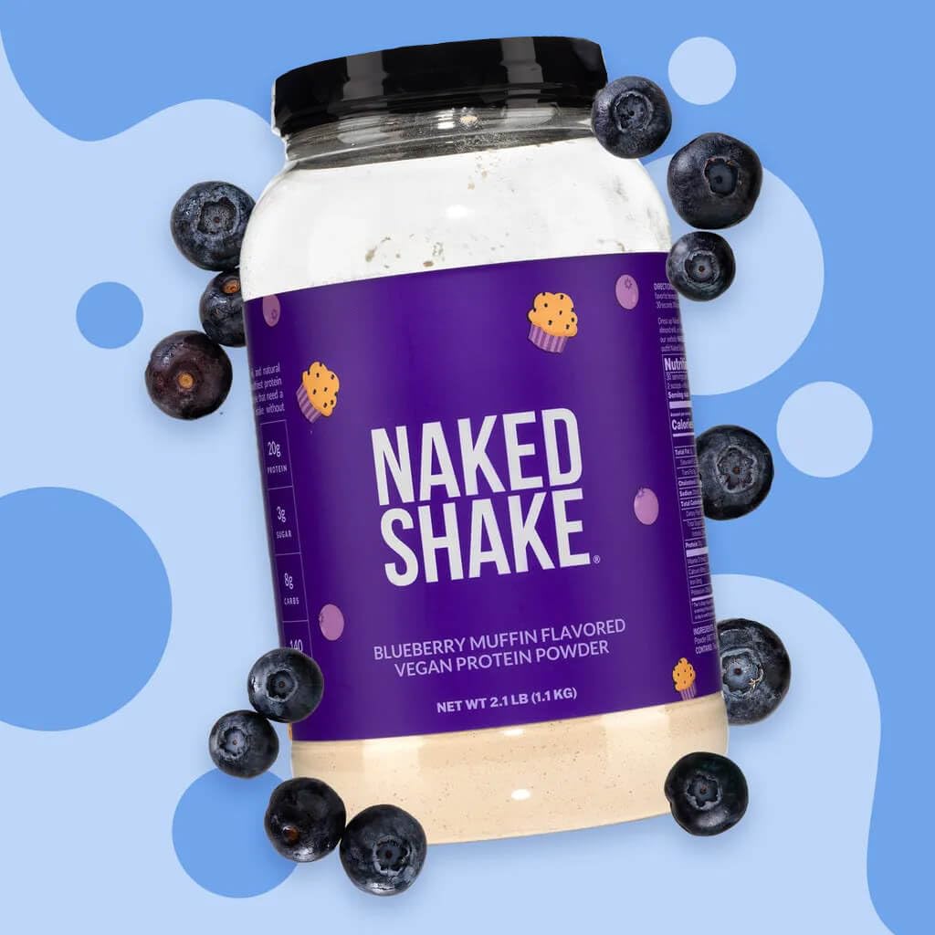 Naked muestra un desayuno con el batido, ideal para rutinas activas