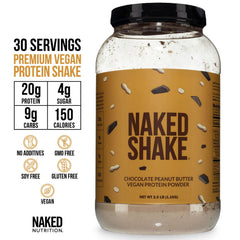 NAKED ingredientes: cacao y cacahuete que dan sabor sin aditivos