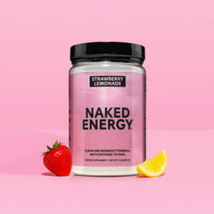 NAKED en botella junto a mancuernas, apoyo energético para entrenos