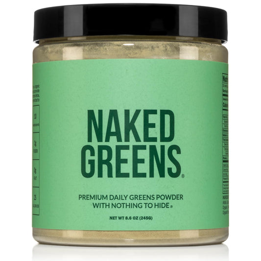 NAKED envase frontal del producto mostrando 35 porciones y beneficio práctico