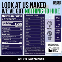 NAKED sacos de tapioca orgánica para maltodextrina sin gluten