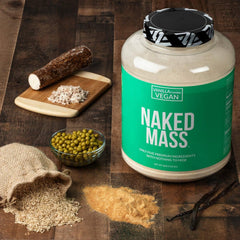NAKED comparación de tamaño del envase para planificación