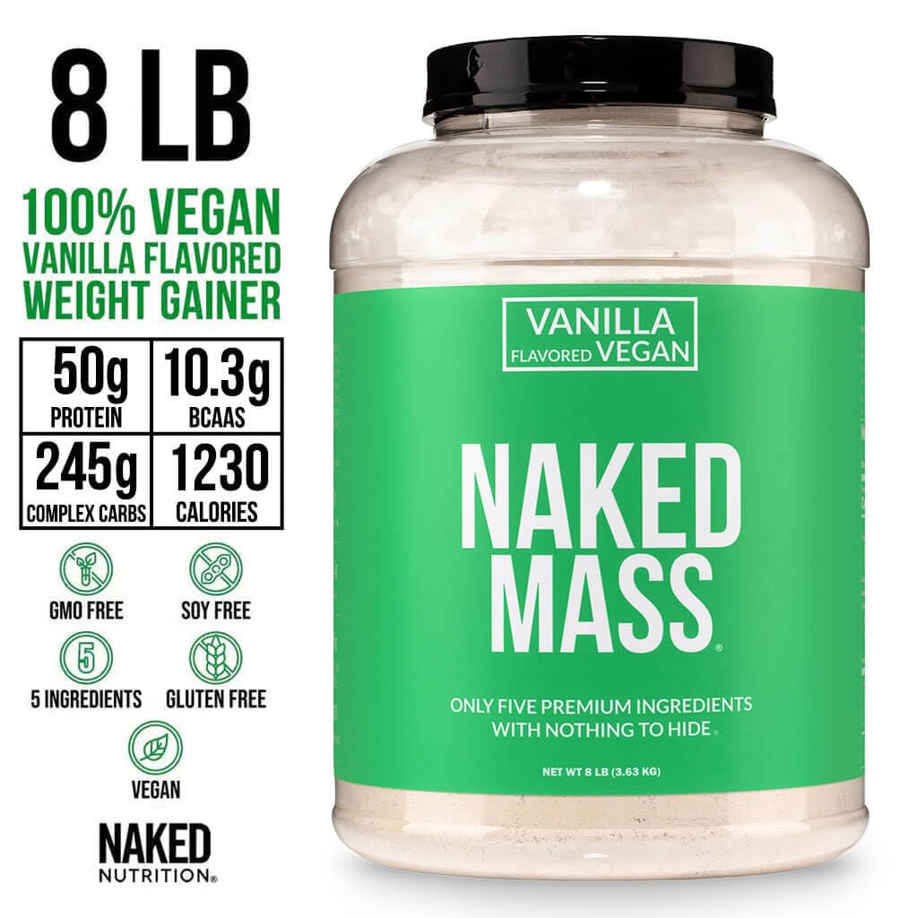 NAKED batido vainilla preparado, energía inmediata