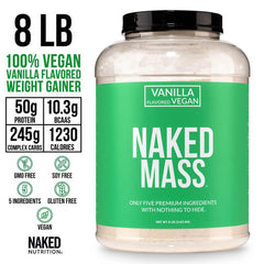NAKED batido vainilla preparado, energía inmediata