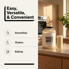 NAKED Whey suero de leche de vacas grass-fed reflejando origen natural