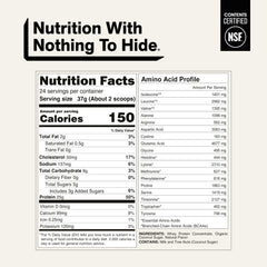 NAKED Whey ingredientes: vainilla y azúcar de coco orgánica, puro y natural