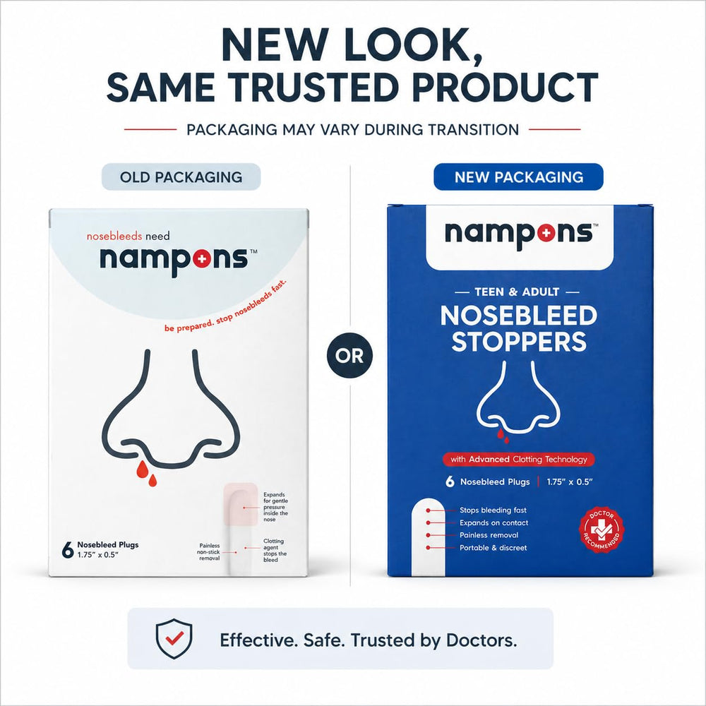 Etiqueta de Nampons mostrando ingredientes y pautas de uso, información clara para el usuario