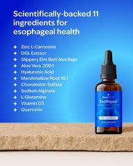 NANOREVIVE EsoRepair etiqueta con ingredientes clave para transparencia y confianza