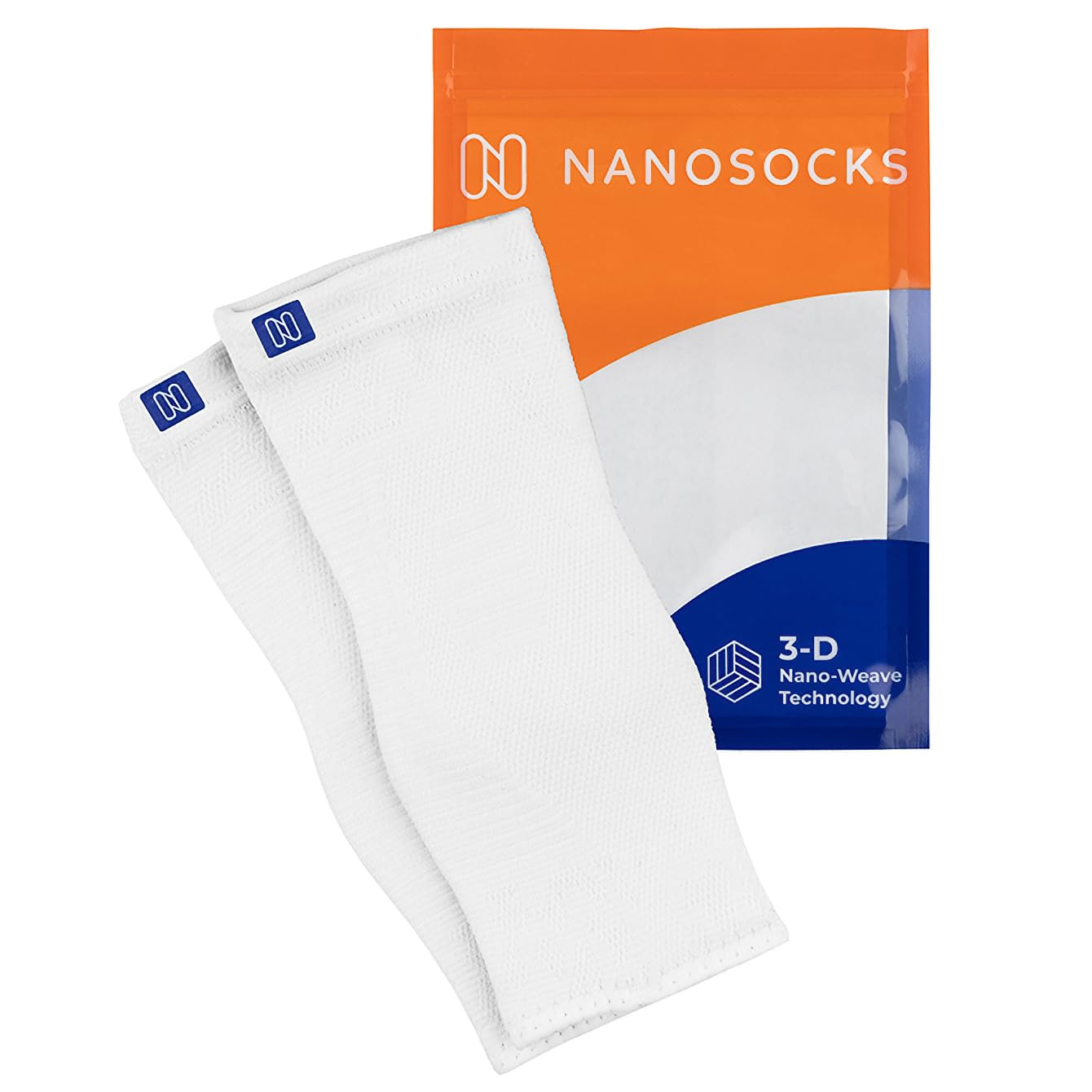 NanoSocks primer plano de la textura que mejora transpiración y ajuste