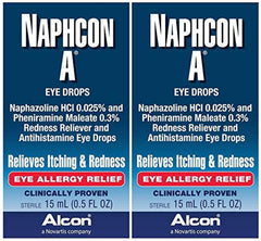 Naphcon A frasco frontal 15 ml mostrando etiqueta clara para alivio rápido