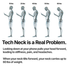 NARA NECK primer plano de la correa ajustable, garantiza sujeción cómoda y segura
