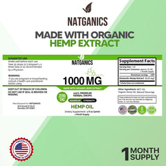 Natganics etiqueta detalle que resalta 1000 mg y extracción CO2