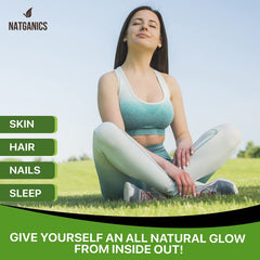 Natganics ingredientes orgánicos mostrando semillas de cáñamo
