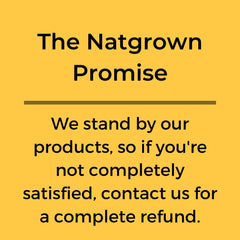 Natgrown cápsulas junto a regla para comparar tamaño y dosificación