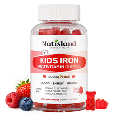 NATISLAND frente del envase mostrando beneficios nutritivos