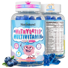NATISLAND envase frontal de las gomitas, fácil de identificar y conveniente