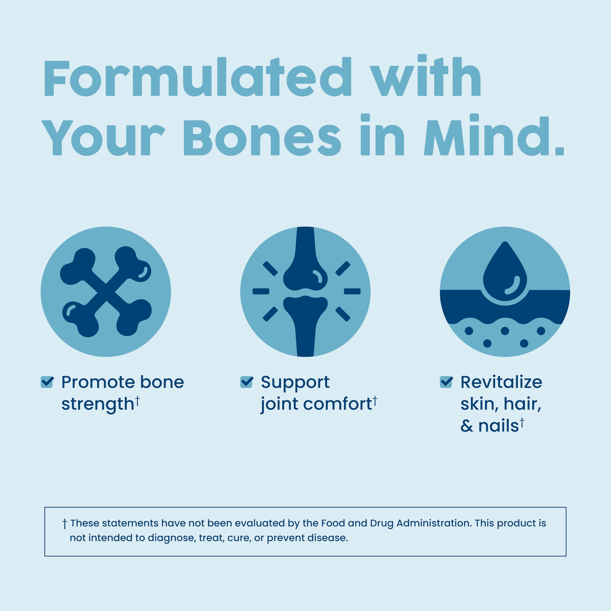 NativePath etiqueta con información de Fortibone y Verisol transparente