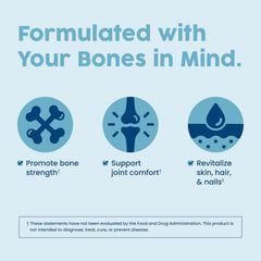 NativePath etiqueta con información de Fortibone y Verisol transparente