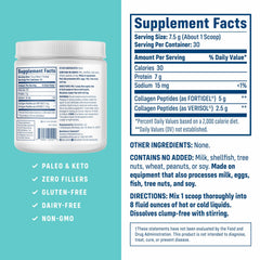 NativePath etiqueta con lista de ingredientes y origen de pastura