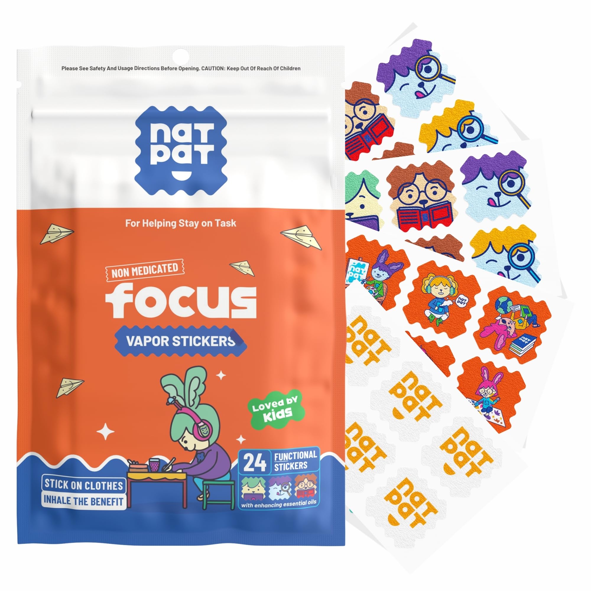 The Natural Patch Co. paquete frontal mostrando 24 unidades y beneficios visibles